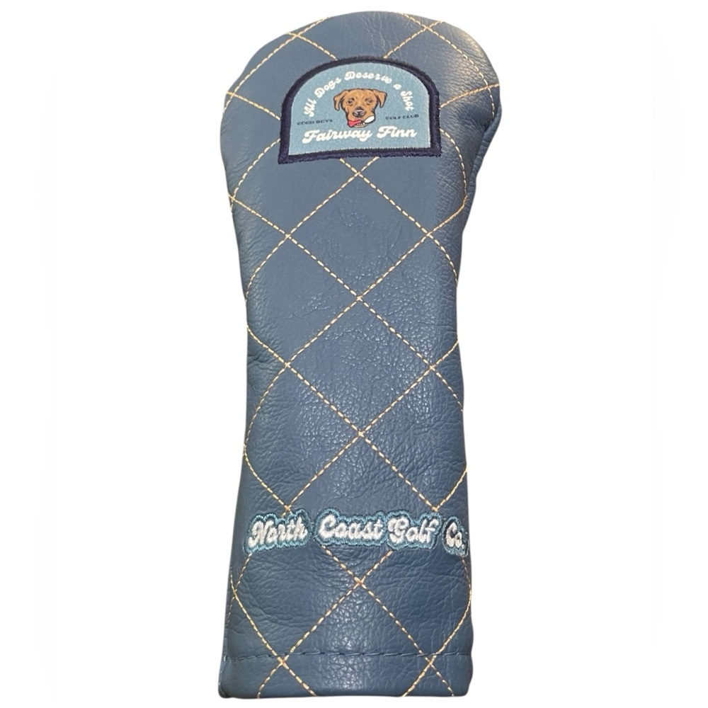 North Coast Golf Co. Good Boys "All Dogs Deserve a Shot" Breaker Blue Head Cover